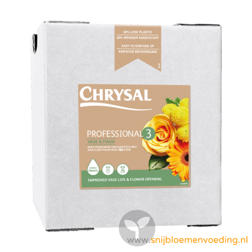 Snijbloemenvoeding.nl - Chrysal Professional 3 bag in box 10L