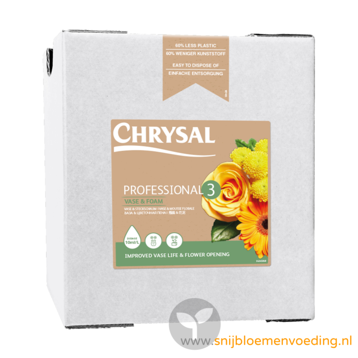 Snijbloemenvoeding.nl - Chrysal Professional 3 bag in box 10L