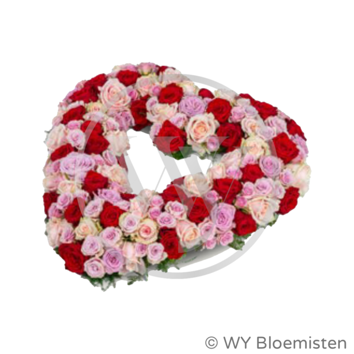 troost in bloemen - open hart 50 cm